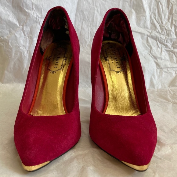 Ted Baker suede court pumps - Picture 3 of 11